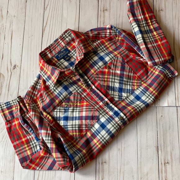 Authentic Polo Ralph Lauren Plaid Tops for Boys - Picture 3 of 5